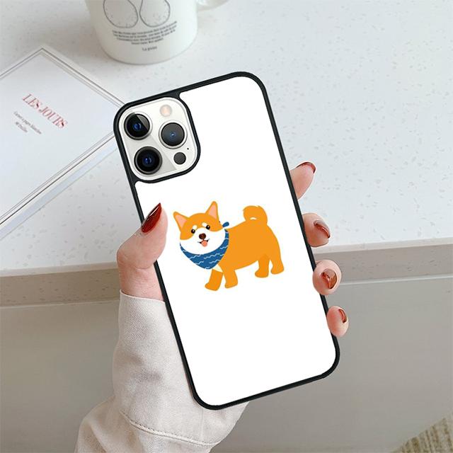 

Funny Shiba Inu Phone Case For iPhone 17 Air 14 15 16 13 12 Cover For Apple 14 15 16 Pro Max 6S Plus Coque iPhone 13pro max