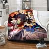 Cartoon Cartoon Detective Conan Printed Blanket, Fashionable Soft Warm Flannel Blanket, Bed Sofa Outdoor Travel Picnic Blanket