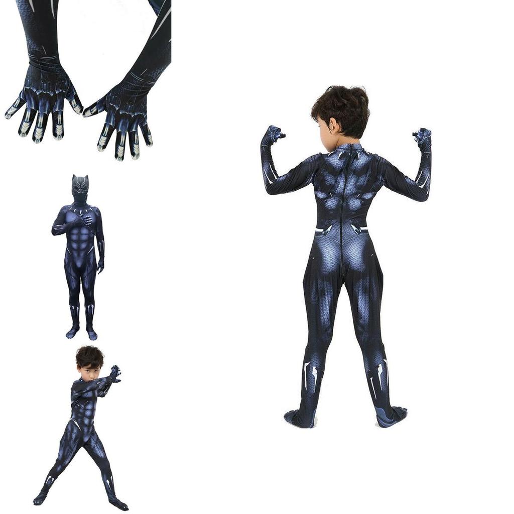 Kombinezon Cosplay Superbohatera Czarnej Pantery Premium Quality Dla Dorosłych I Dzieci