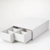 MUJI Recycled Polypropylene Small Item Storage 2 White 26cm W x 37cm D x 12cm 84799624 Case, Medium, Drawers, Gray, Approx. H,