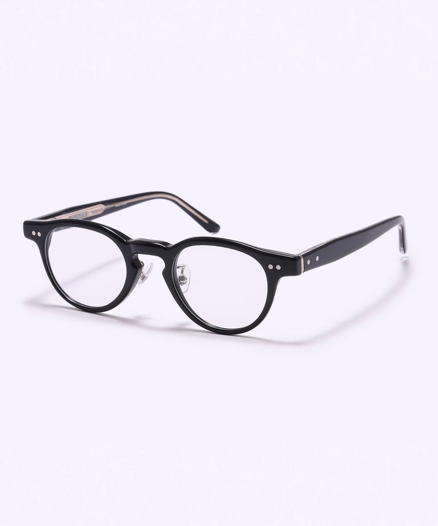 Alloaiweeo [Frame Black] Fbg7603 0920G Black Acetate Eyeglass Frame Blue Light Lens Selection