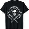 I Destroy Silence Funny Guitar Player Guitarist T-Shirt