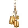 Metal Christmas Cow Bells Vintage Tranquil Wind Chimes  Christmas Tree Decoration