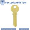 5-100Pcs/Lot Copper Key Blank for Round Head Hardware Residential Door Keyway Locksmith Tool Uncut Home House 33.4*9*2mm