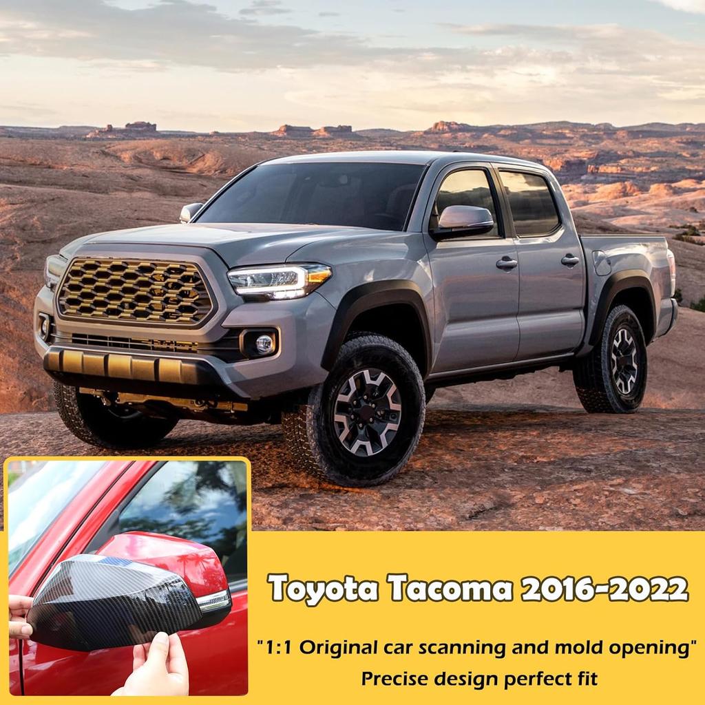 Auto Door Rearview Mirror Protective Trim Cap Compatible with Toyota Wildlander 2020-2022, Side View Mirror Cover Door Side Moulding Trim Accessories