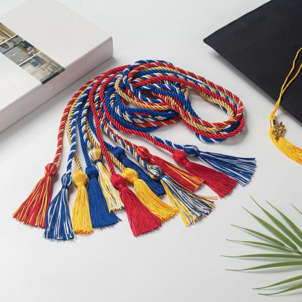 Academic Honor Cord Graduation Honor Cords 67 Inch Braided Tassel Cords for College Graduates National Honors Ceremony