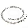 Encrypted Titanium Steel Cuban Link Necklace - Men's Hip Hop Style Stainless Steel Accessories