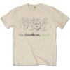 The Beatles - Outline Faces On Apple (T-Shirt)