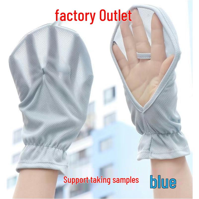 

Женские дышащие перчатки без пальцев для вождения с защитой от УФ-лучей