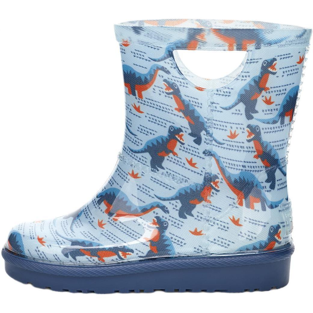UGG Rahjee Desert Dino Comfortable Durable Waterproof Mid-Top Kids Rain Boots Kids Rain Boots Blue 1102693T 22
