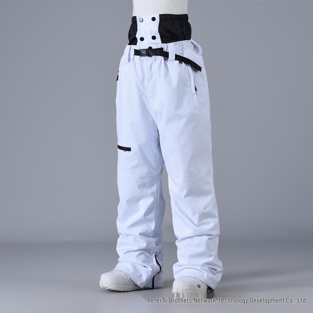 Unisex Windproof Waterproof Ski Pants - Warm Gear for Men & Women