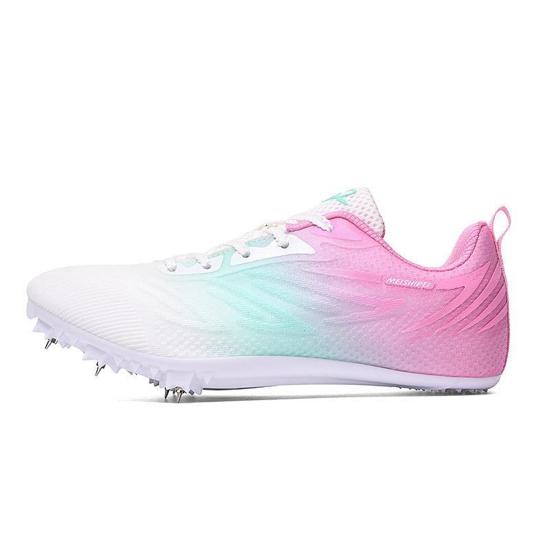 Nail Shoes Athletics Sprinting Sports Men'S Sports Outdoor Nail Shoes Women'S Medium And Long Running Long Jump Shoes High School Entrance Examination