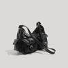 Vintage Motorradtasche für Damen, Modische Umhängetasche mit mehreren Taschen unter dem Arm, Vielseitige Umhängetasche mit großer Kapazität für Pendler, Strapazierfähiges PU-Leder