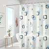 Shower Curtain Waterproof, Mildew-proof, Shading, Hook-free, Bathroom Dry and Wet Separation, Bathroom Shading Curtain