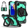For Redmi Pad SE 8.7 mini 4G 2024 Heavy Duty Armor Case 360° Rotating 3-layer Protection Stand Cover With Shoulder Strap