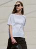 Formative Relaxed Fit Boat Neck Short Sleeve T-Shirt_Cool White (Fmhst4015S)