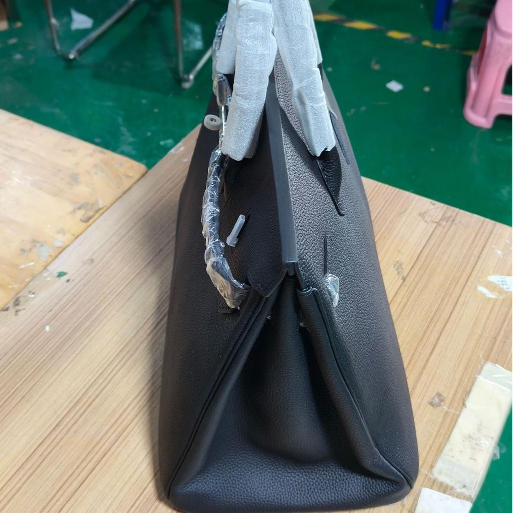 Togo First Layer Cowhide Platinum Bag Large 35 Strapless Leather Women's Bag Handbag Versatile Commuter Leisure Cross-border