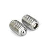 M6 M8 M10 M12 M16 Thread Stainless Steel/POM Ball Roller Bearing Hex Socket Spring Ball Plunger Grub Point Set Screw Bolt For Conveyor