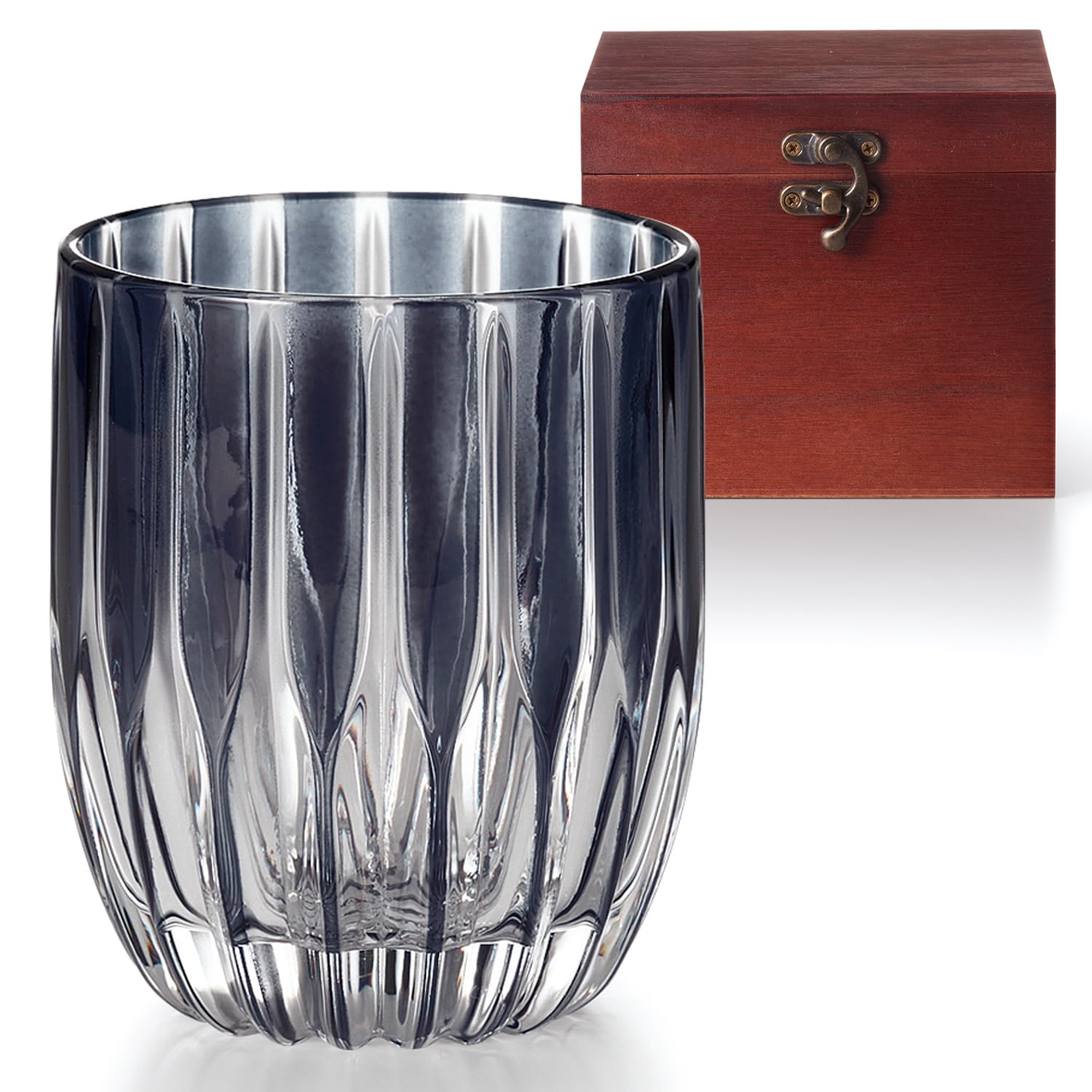 

Dolce duo Large Cut Glass Rock Glass Shochu Whiskey Birthday Celebration Stylish Glassware - Glass, Glass, Gift, Gift, RY-1773 чёрный
