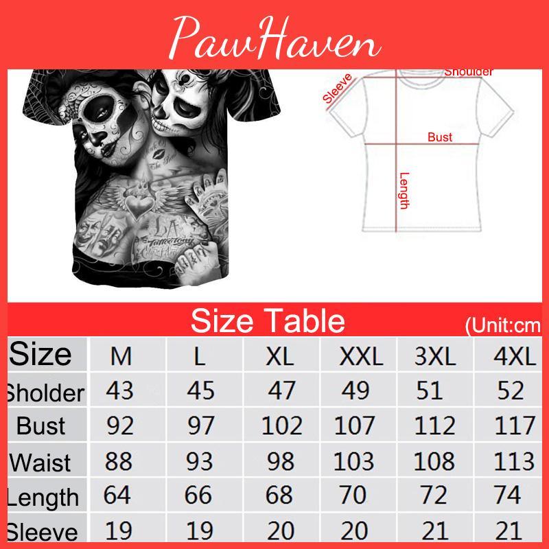 Premium Quality Unisex Summer Short Sleeve O-neck Clown 3d Print T-shirt For All