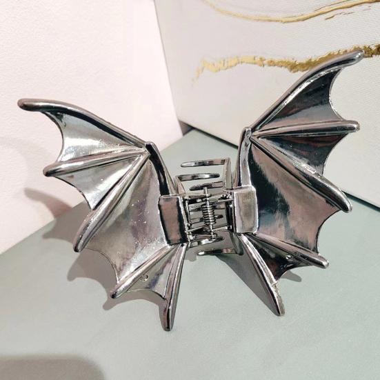 Halloween Haarklaue Fledermaus Totenkopf Hand Spinne Design Haarspange Metall Sicherer Halt Hinterkopf Haarklaue Party Abschlussball Accessoires