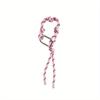 Fashion Nylon Handmade Rope Couple Style Hand and Feet Chian Vintage Keychain Bag Pendant Decoration with Free Key Buckle