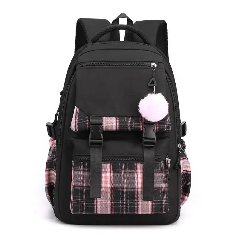 S School Bags for Paimery School Students Girls Large Capacity Children's Bags Lightweight Washable Travel Backpack