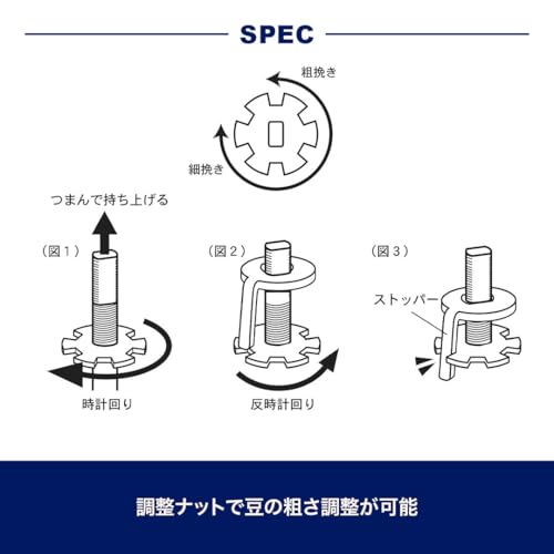 Dulton mlýnek na kávu "Terra" Lesní zelená Železný mlýnek na zrna, Ruční mletí zrn, Kapacita 100 g, Výška 220 mm, Šířka 155 mm, Hloubka 80 mm, A715-888FGN