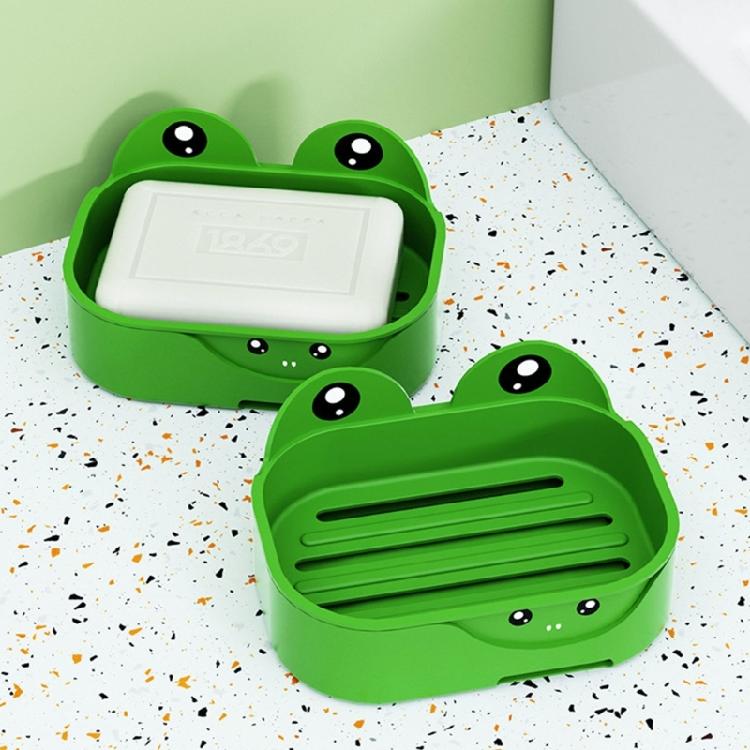 Seifenschale mit Frosch-Thema Lustiges und funktionales Badezimmer-Accessoire für Kinder und Erwachsene, um Seife trocken zu halten