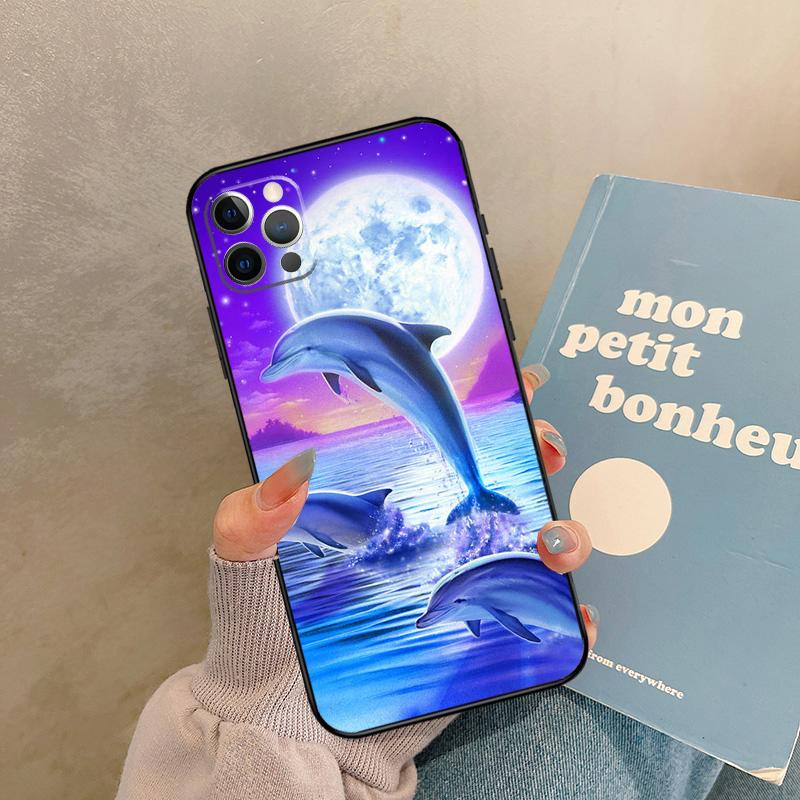 

Ocean Dolphin Case For iPhone 17 Air 16 15 14 13 11 12 Pro Max 13 mini XR 15 16 Plus 16e Back Cover Shell iPhone 14 Plus