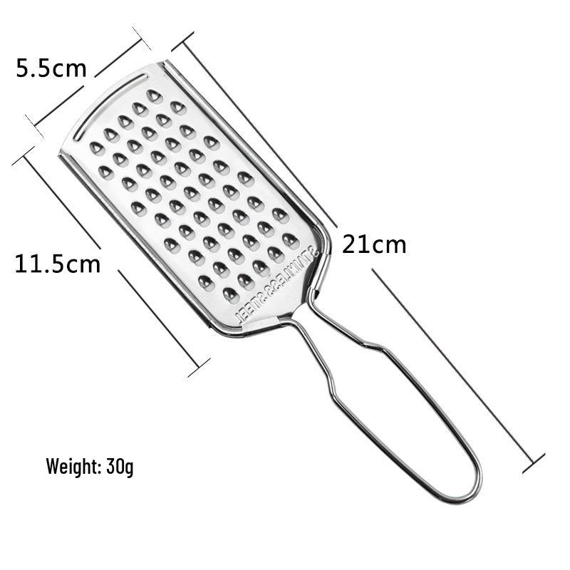 Multi-Functional Stainless Steel Peeler, Grater & Paring Knife - Safe Shredding Tool