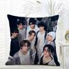 SStray Kids Cushion Cover Daily Washable Linen Pillowcase Soft  for Sofa Bed Home Room Decor