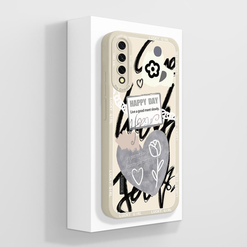 New Case For Xiaomi CC9E Civi2 Poco C3 C31 C40 C50 C55 C75 F3 F4 GT F5 F6 M2 M3 Pro Pretty Label Pattern Soft Silicone Anti Drop Shell For Xiaomi Capa