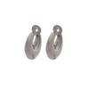 Women's Stylish Metal Ear Clip: Elegant Curved, No Ear Hole Needed, Fashionable & Versatile Cold Style Stud Earrings