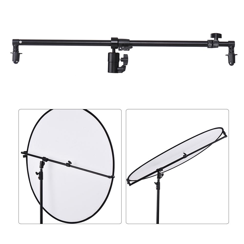 Studio Photo 360 Degree Swivel Head Reflector Holder Arm Support for 66cm 123cm Diameter Reflector or Diffuser
