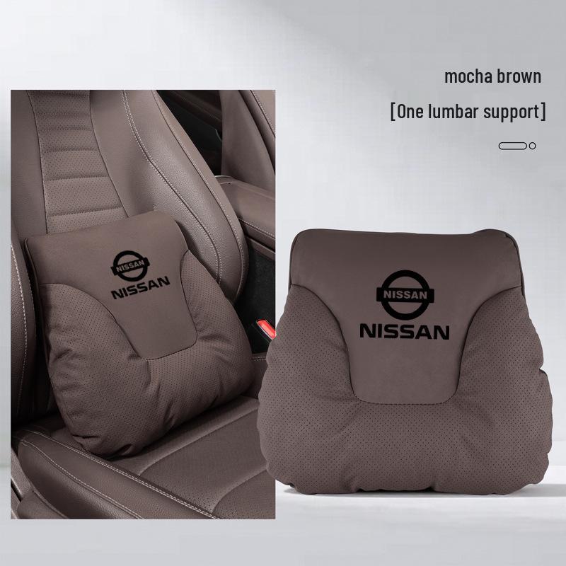 Opěrka hlavy a bederní opěrka pro vůz Nissan: Sylphy, Teana, Qashqai, X-Trail, Bluebird, Terra.