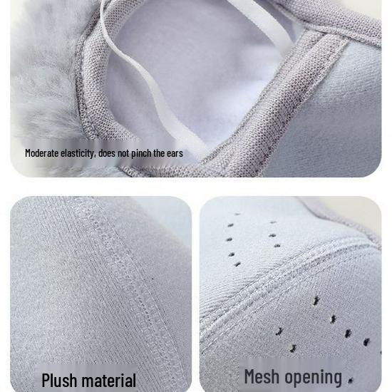 Thickened Warm Fleece Full Face Mask: Cold-Resistant, Anti-Fog, Windproof for Outdoor Cycling