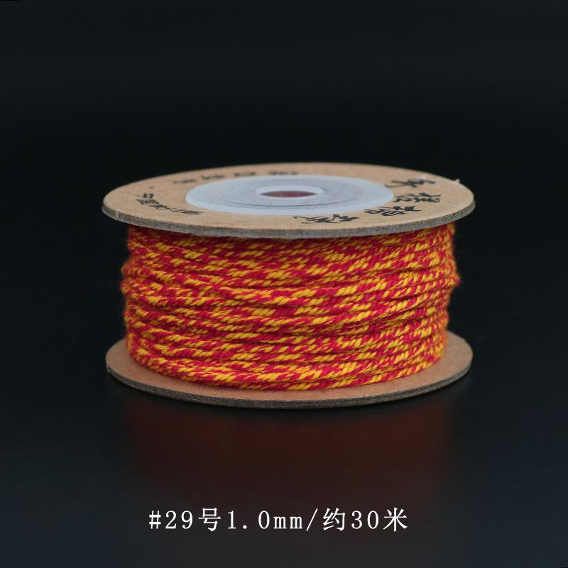 Filo di Cotone Tibetano Strofinato a Mano, Braccialetti Intrecciati a Mano, Stelle Luna, Perle Bodhi Buddha, Nappe, E Fili da Gioco