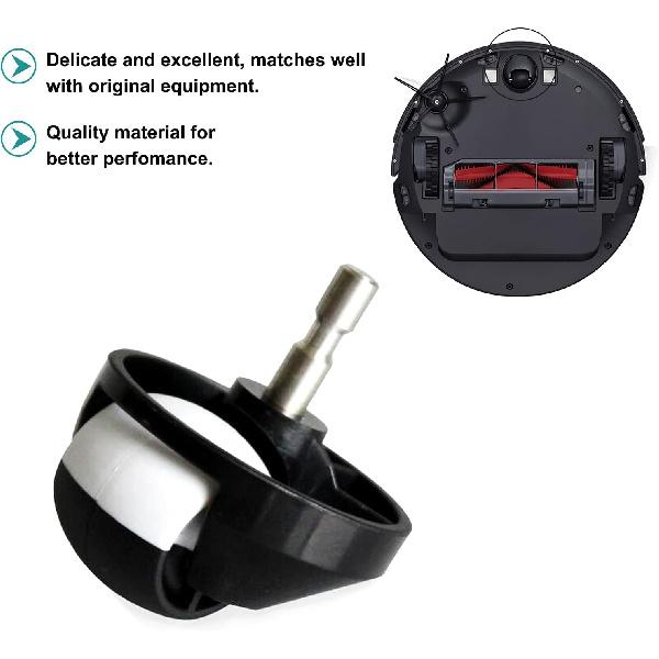 20Pcs Set for Xiaomi Roborock S6 S60 S65 S5 MAX T6 Vacuum Cleaner Accessories, 2 Roller Brush, 4 Filter, 4 Mop, 3 Side Brush, 6 Water Core, 1 Wheel