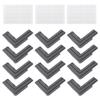 12Pcs Simple Corner Cover Set PVC Cuttable Sharp-Guard Protectors for Window Desk Table Furniture Edges Baby Safety Protection