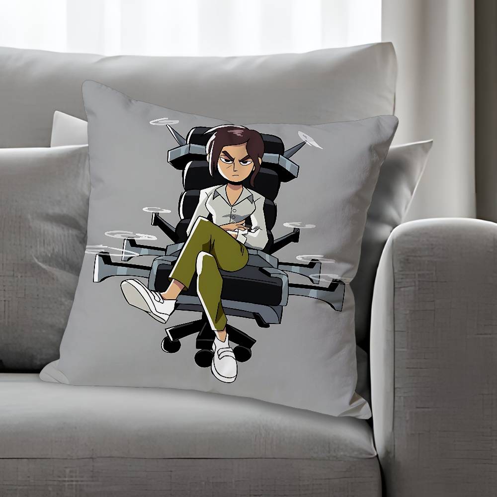 Genius Reagan Ridley I-Inside J-Job Pillow Case Modern Home Decorative Cozy Plush Pillowcase For Living Room Bedroom Sofa