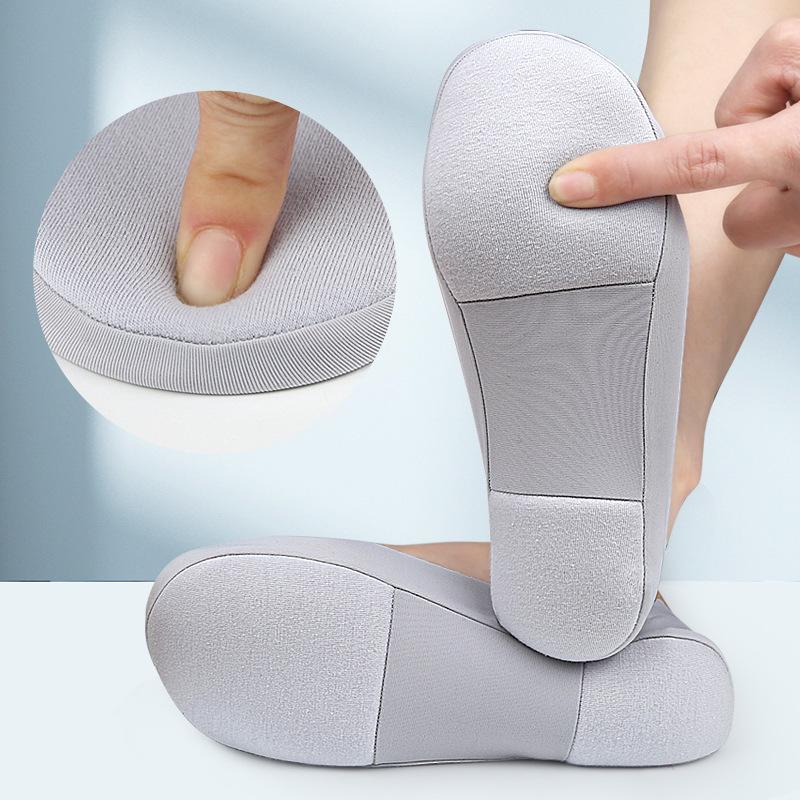 Women's Non-Slip Low-Cut Boat Socks with Arch Support and Shock Absorption