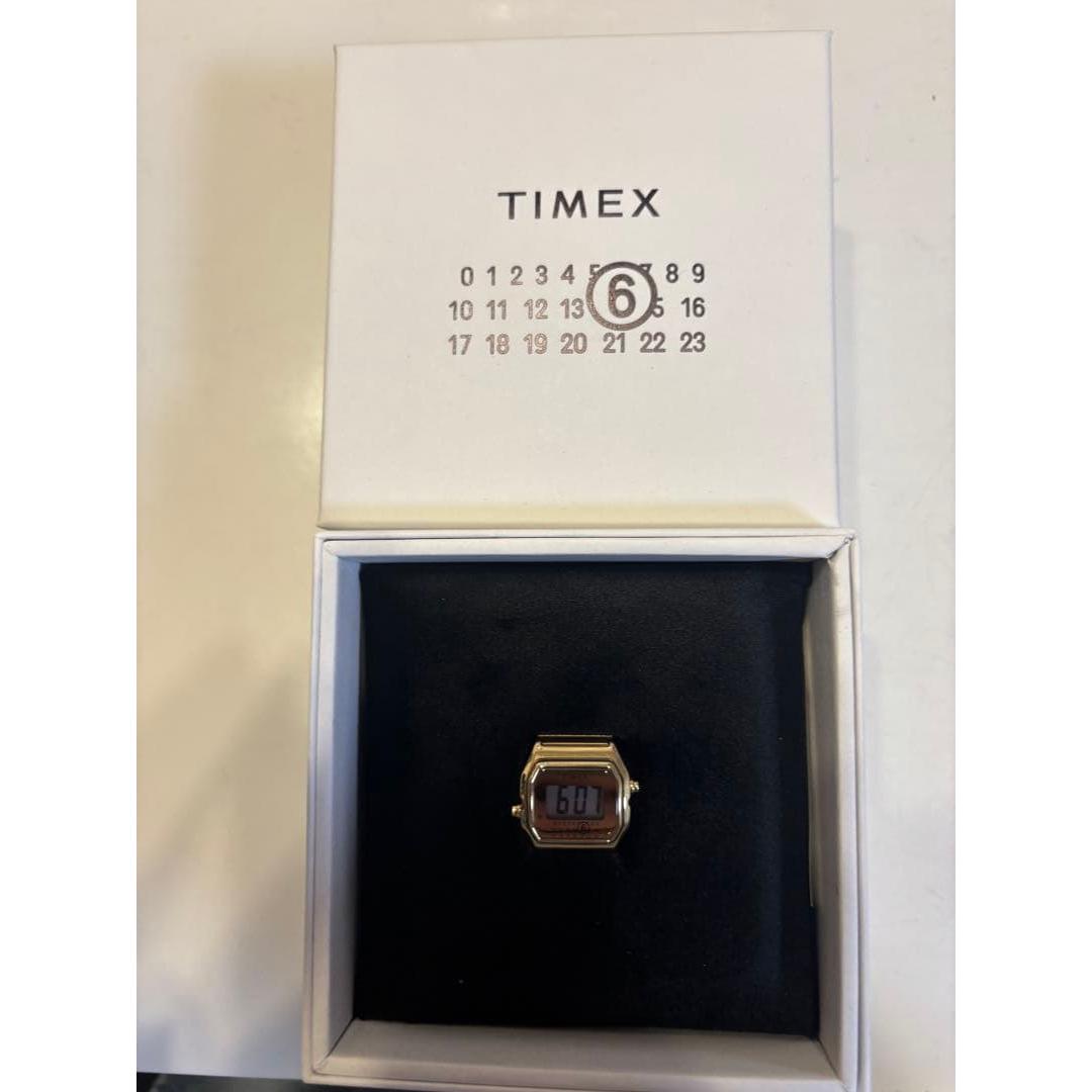 Хорошее состояние MM6 timex кольцо-часы s/m золотое кольцо-часы