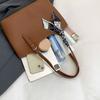 Lychee pattern silk scarf decorative tote bag women's shoulder bag