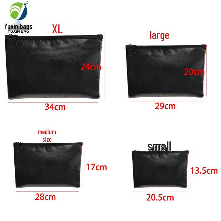 Fireproof & Waterproof Document Bag - High-Temperature Resistant, Large Capacity, Customizable Style for Confidential Documents