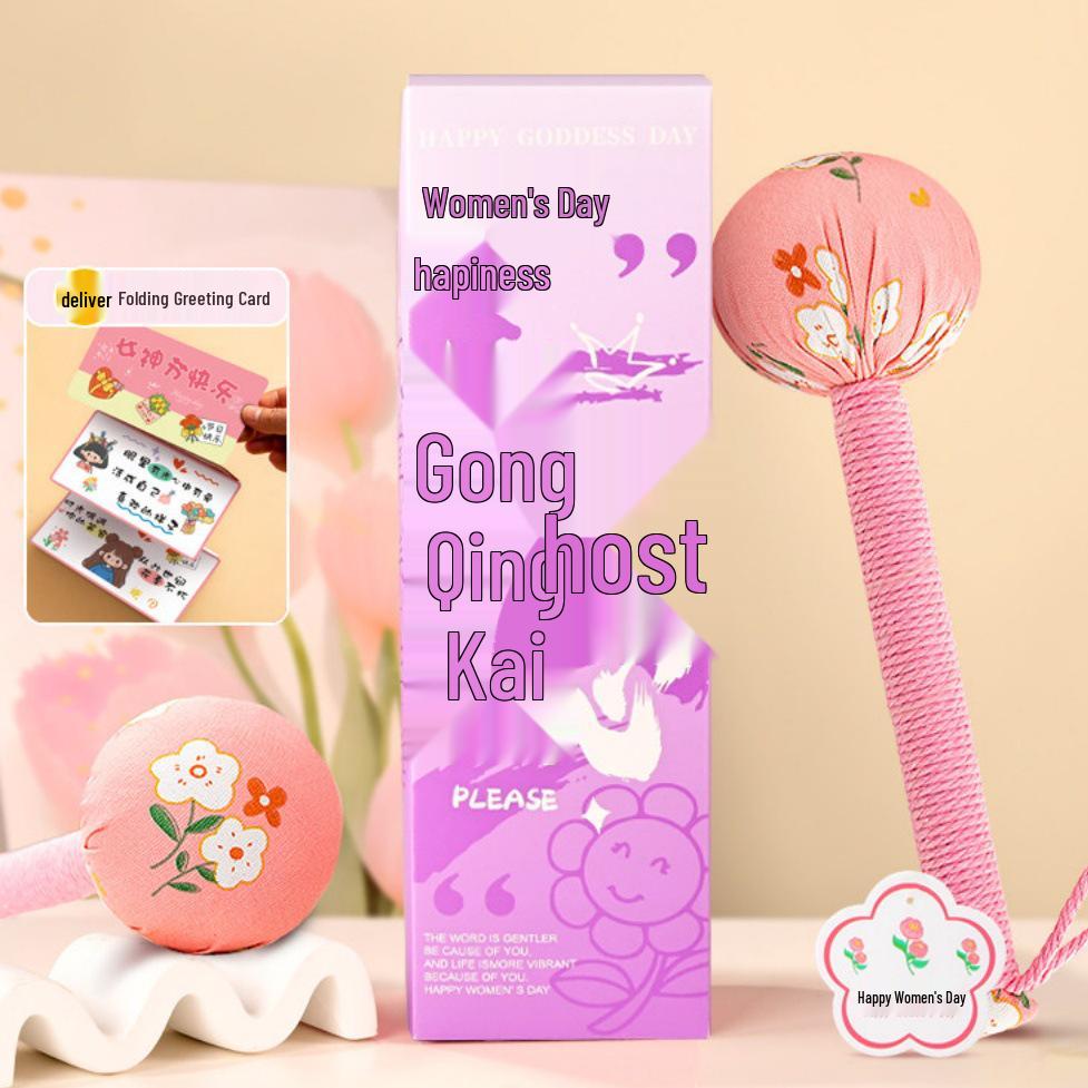 Women's Day Gift: Mugwort Massage Hammer for Girlfriend or Wife - Health & Back Massage Tool