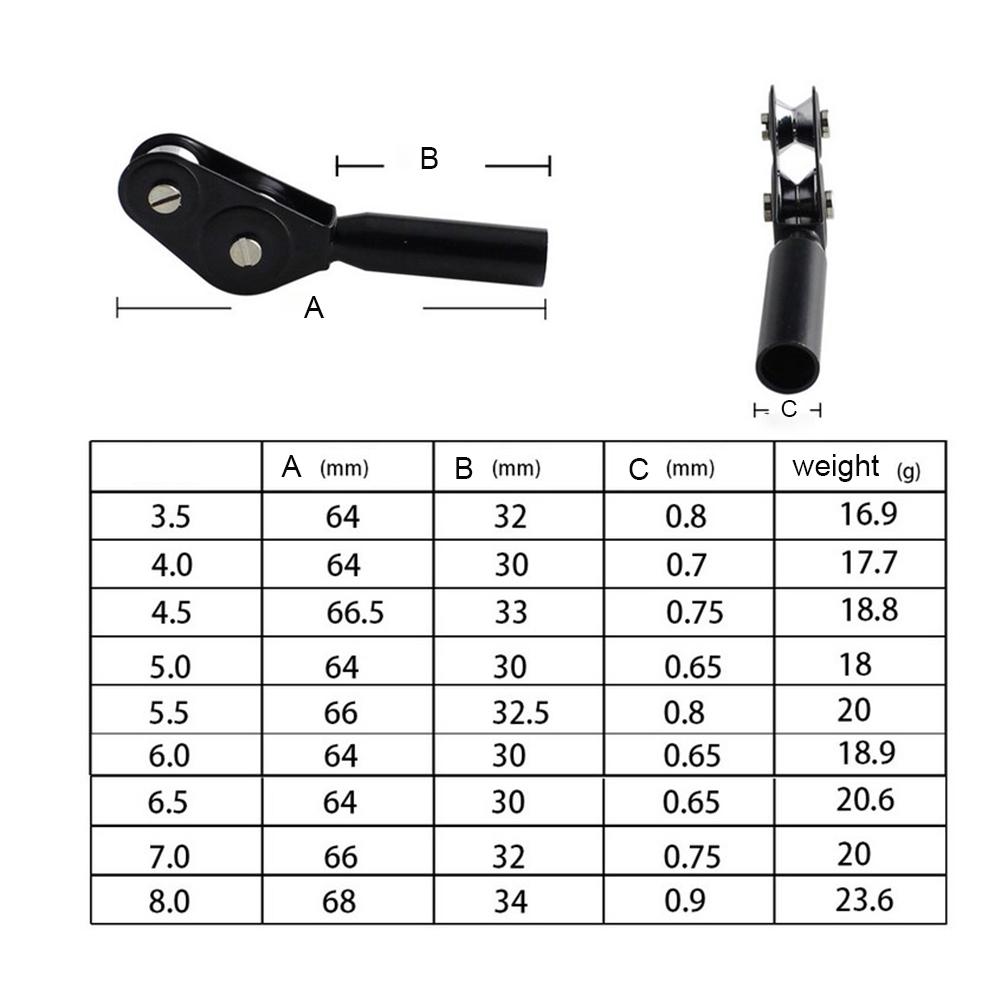 Guide Roller Fish Rod Tip Ring Pulley For Sea Boats Fishing