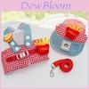 Haustiergeschirr und Leinen-Set mit Plüsch-Kaninchen- und Frosch-Dekor für kleine Hunde und Katzen, Outdoor-Reiseaccessoires