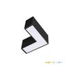 L-connector for LED KOLINE K2 Black