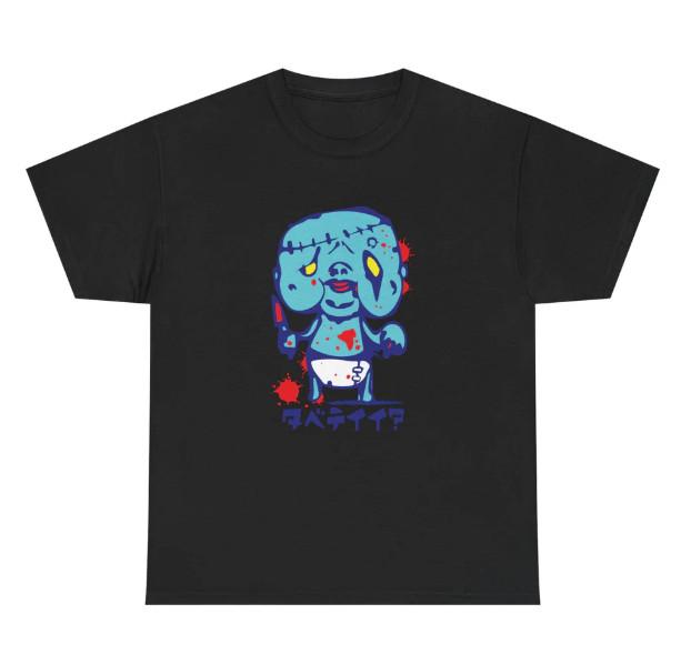 Kawaii Zombie Baby Tabetti I Can I eat? Horror Hallowen Creepy Cute Rabbit Knife S разноцветный